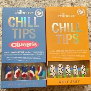 CHILLHOUSE TIPS 2 Sets Press-On Nails NEW
